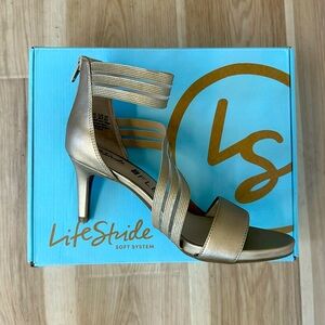 Gold Heels - Size 8